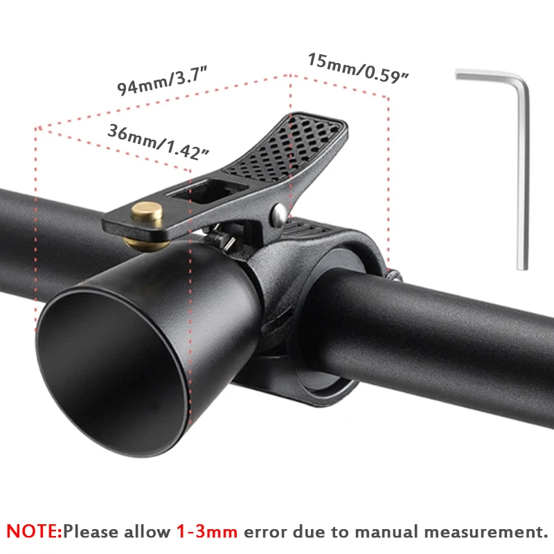 Description Picture 5 of itemHigh Decibel Bicycle Bell Portable Cycling Warn Alarm Road Mountain Bike Handlebar Bell Waterproof Cycling Alarm