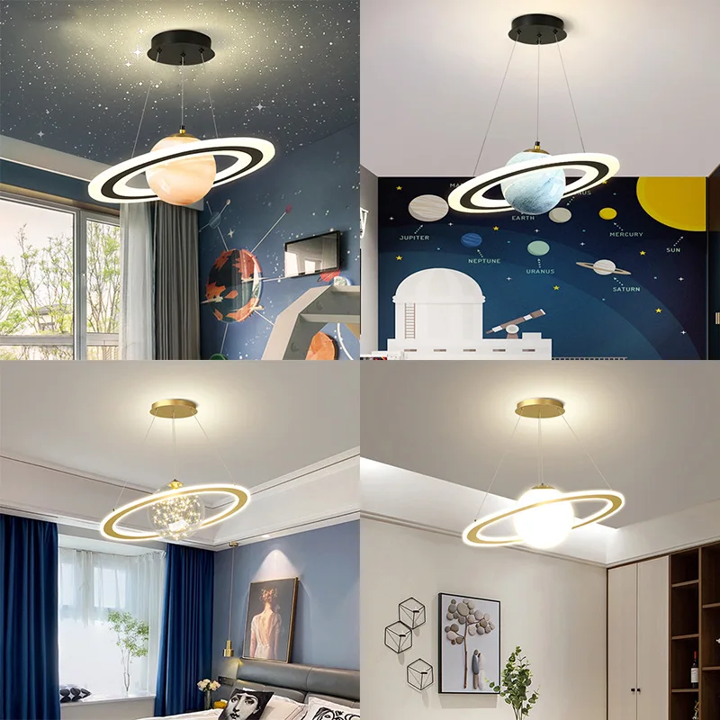 Acrylic Star Moon Ceiling Light Fixture Kids Room Lamp LED Baby Bedroom  Light