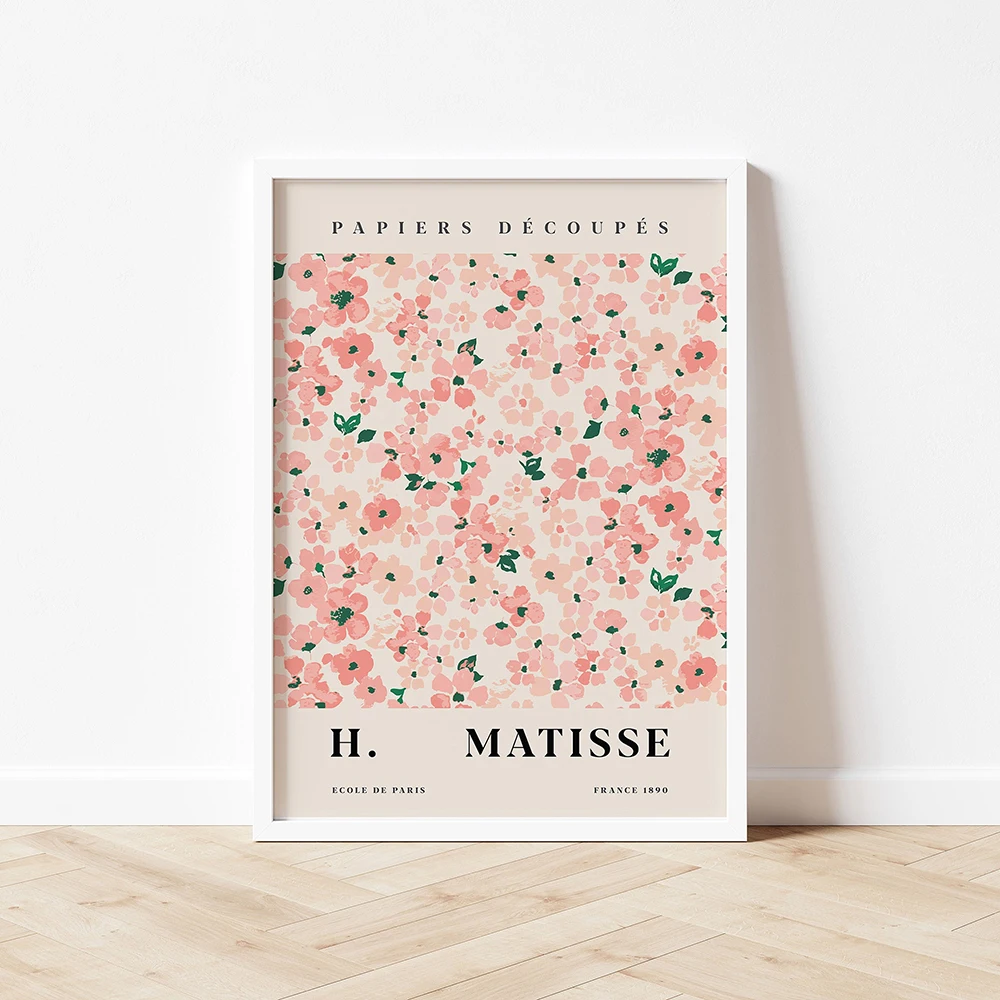 Flower Market Art Prints Matisse Modern Abstract Art Museum Canvas Painting Immagini A Parete Nordic Modern Living Room Decor