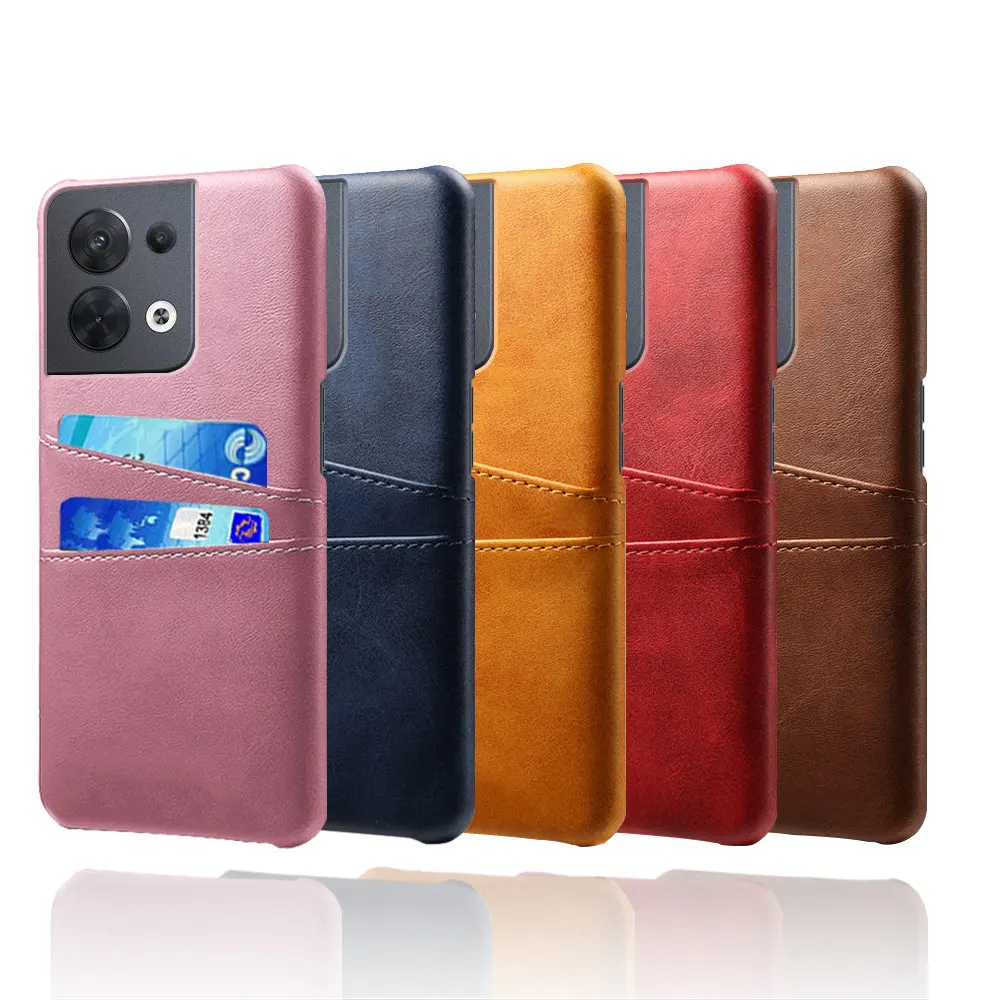 

Coque For Oppo Reno 8 5G Case Slim PU Leather Back Case Cover Credit Card Holder Cover For Oppo Reno 8 Pro Plus Funda Reno8Pro