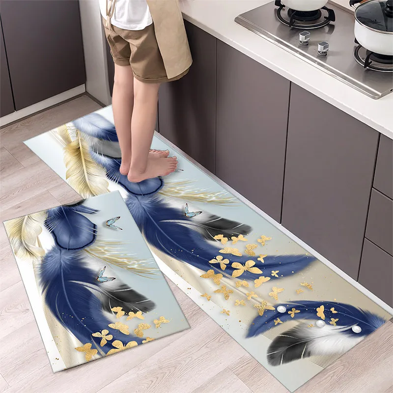thumbnail image 1 of Alfombra estampada para el suelo, alfombra para cocina, puerta de baño, alfombrilla resistente a la suciedad para el baño, 1 of 4