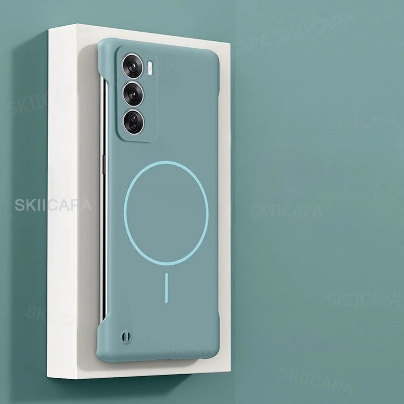 Sleek Frameless Magnetic Case with Matte Finish