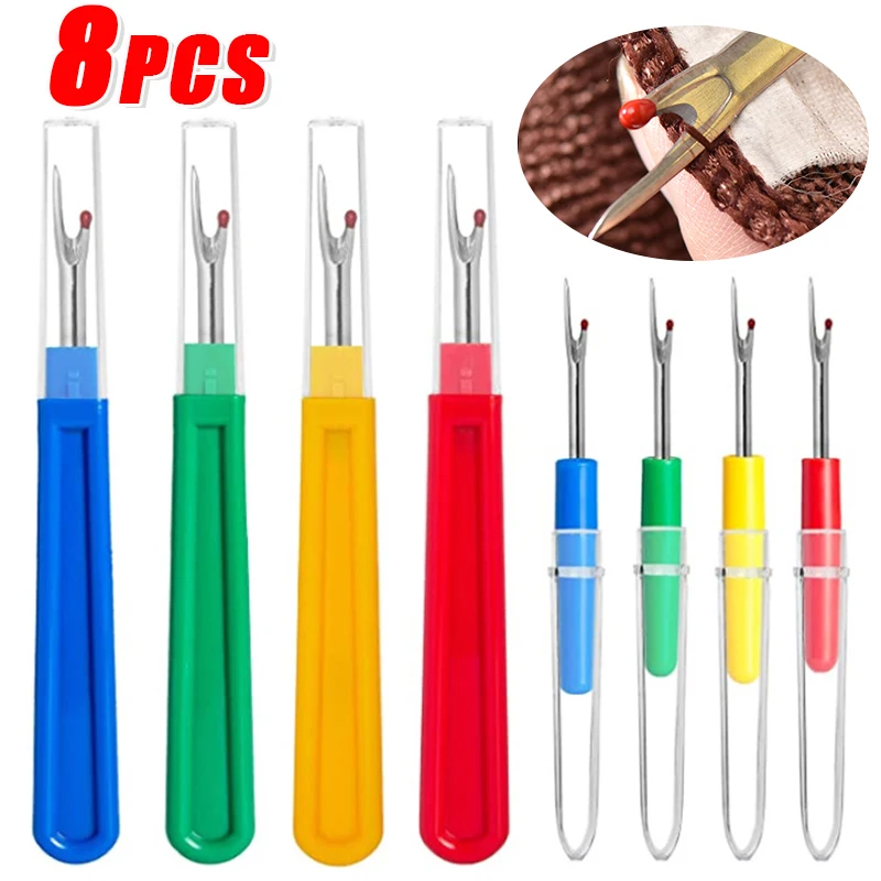 8 Pcs Sewing Seam Ripper and Thread Remover Kit Colorful Sewing