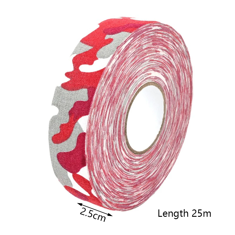 Ice Hockey Grip Tape Anti-slip Polyester Wear-resistant Athletic Sport Tape Hockey Stick Athletic Bandage hockey tape hockey stick grip 2.5CM*25M