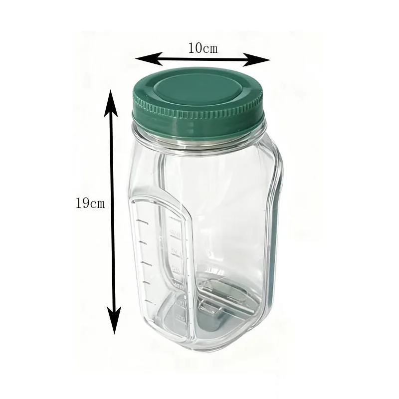 Transparent Seal Jars Breakfast Fruit Easy To Carry When Camping Storage Leakproof Salad Pod Containers Crisper Container