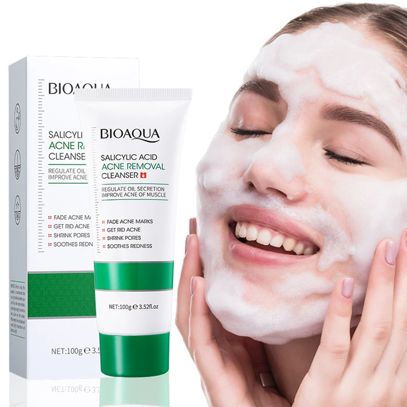 Facial Cleanser face wash Salicylic Acid for Acne Treatment Moisturizing Oil Control