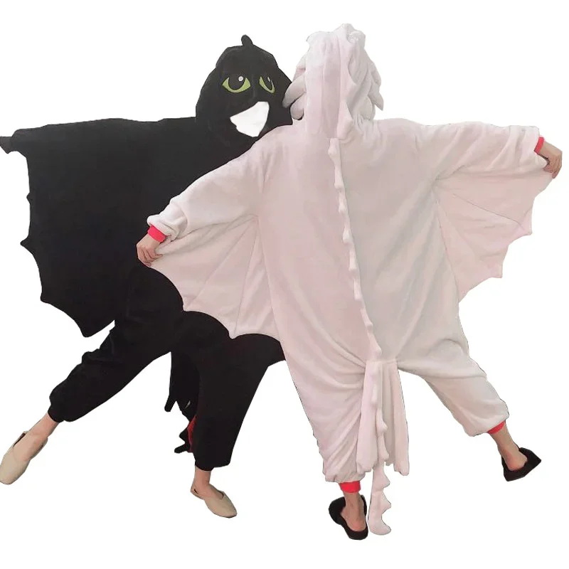 Kigurumi Anime Come Allenare Il Tuo Drago Costume Cosplay Senza Denti Pigiama Divertente Drago Onepiece Animal Carnival Cosplay
