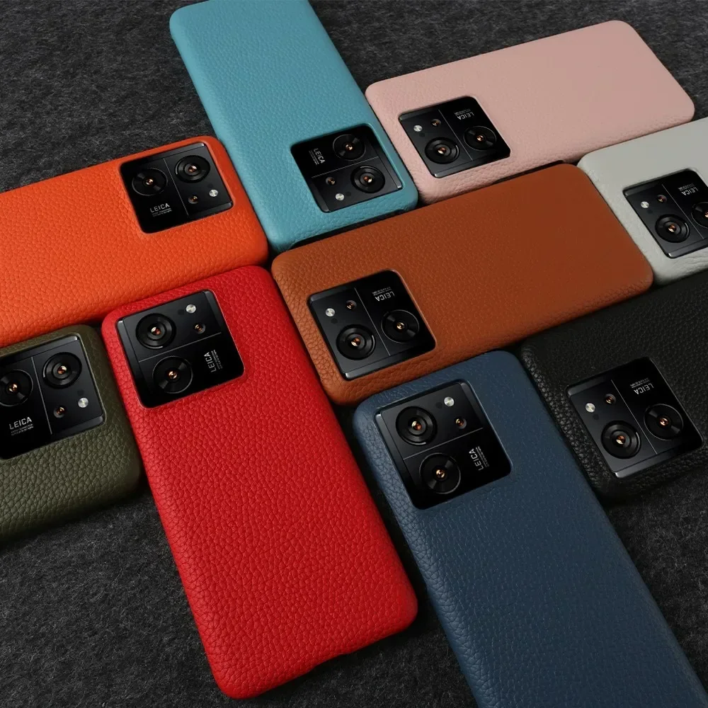 Handmade Premium Genuine Leather Shockproof Phone Case - Retro Style