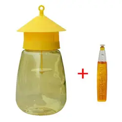 Yellow Plastic Fruit Fly Trap and Killer (With attractant)