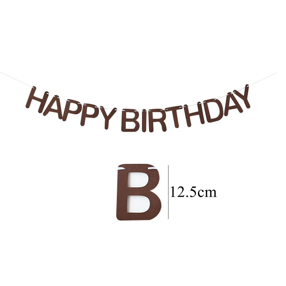 1Set 2.5M Cute Bear Garland Carton Happy Birthday Banners for Kids Bear Themed Birthday Party Decoration Supplies Room Decor party decorations,birthday banner,birthday streamers