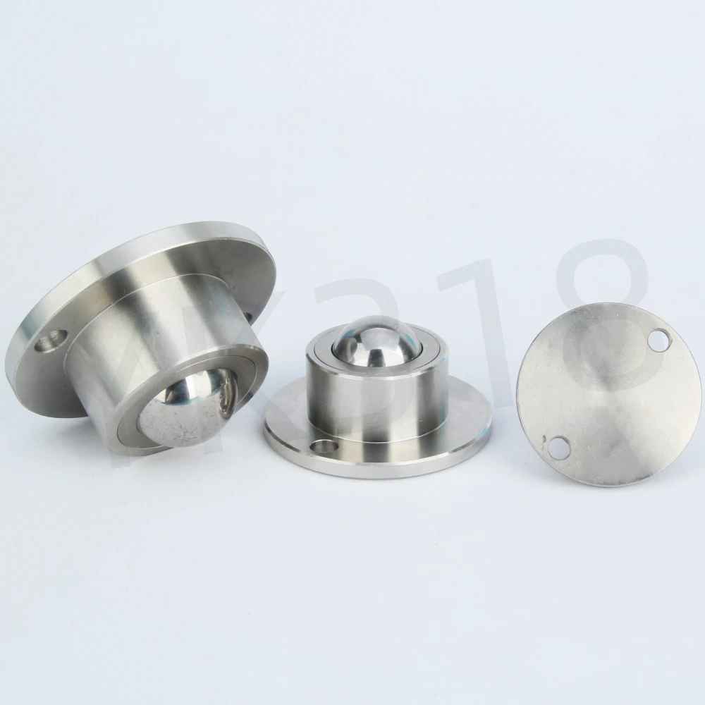 YK318 Transfering Ball Wheel Load Capacity Heavy Ball Transfer Unit Conveyor Rollers Bearing Unit Caster stainless steel beads