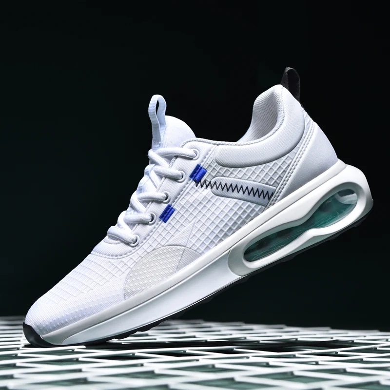 

Men's Women Designer Air Cushion 46 Running Casual Tennis Athletic Training Footwear Luxury Sport White Black Shoes for Men 2023