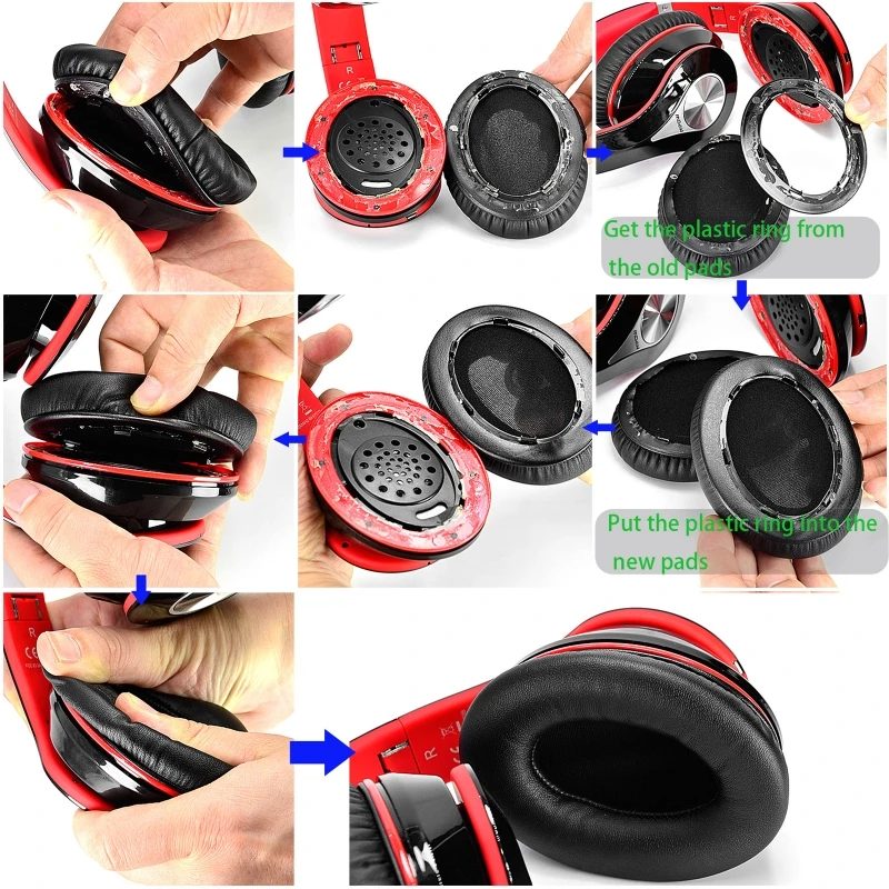 Upgraded Ear Pads Earpads for Mpow 059 071 H1 H4 Wireless Headphone Breathable Earpads Earphone Ear Pads