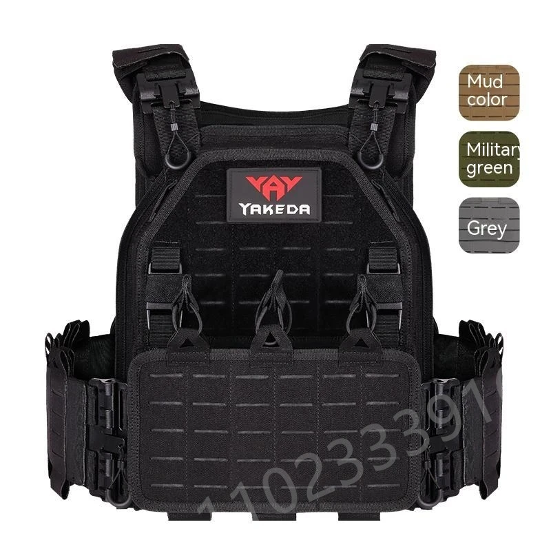 New combat vest 6094 quick detachable light laser cut tactical vest black gear to carry Military tactical vest