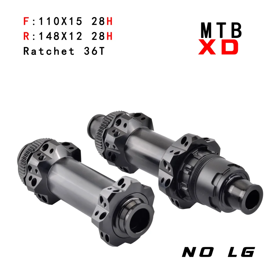 Paire De Moyeux VTT 28 Trous BOOST 110x15/148x12 – Corps HG/X D/MS, Neufs
