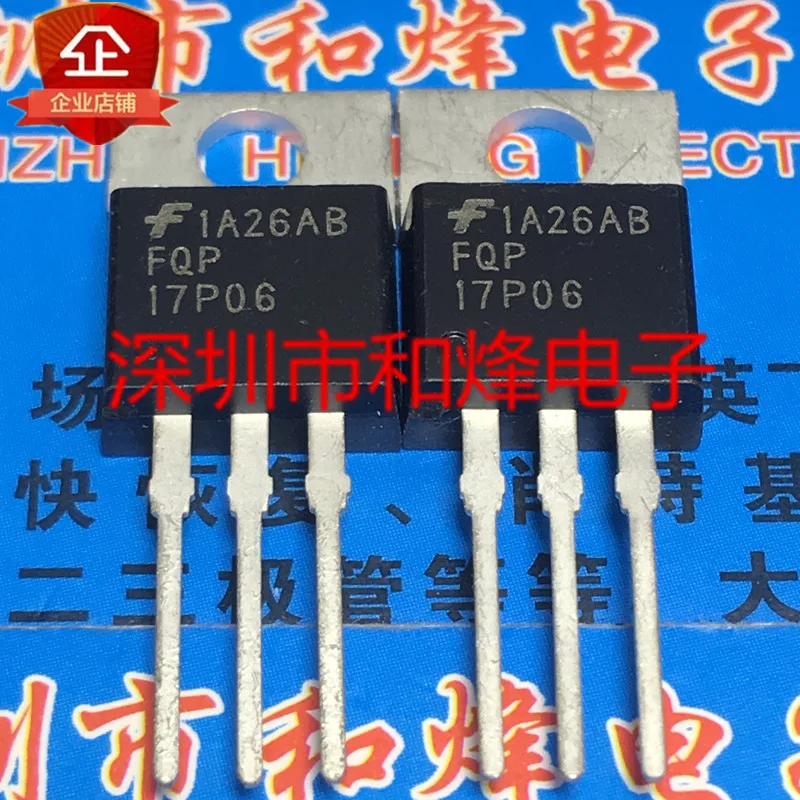 

5 шт.-10 шт. FQP17P06 TO-220 -600V -17A Новый и оригинальный на складе