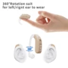 JINGHAO Hearing Aid For Severe Loss Digital 65/132 dB BTE Rechargable Battery 1