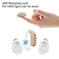 JINGHAO Hearing Aid For Severe Loss Digital 65/132 dB BTE Rechargable Battery 1