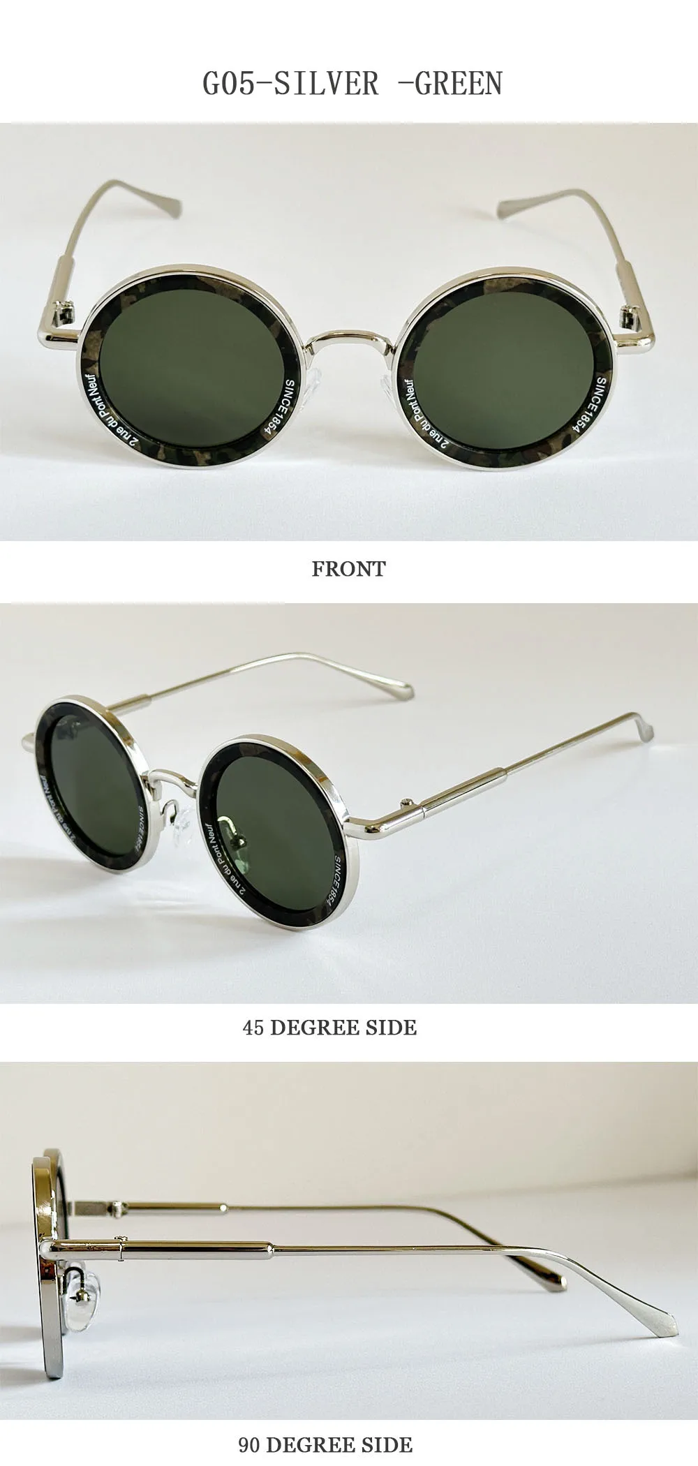 Retro Steampunk Sonnenbrille Männer Luxus Runde Sonnenbrille Frauen 2025, Punk Mode Gläser Lunette De Soleil Homme Lentes De Sol Mujer – Detail 25