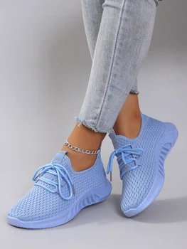 Women's summer breathable mesh flat shoes，women's shoes，casual sneakers shoes, clearance free shipping 1