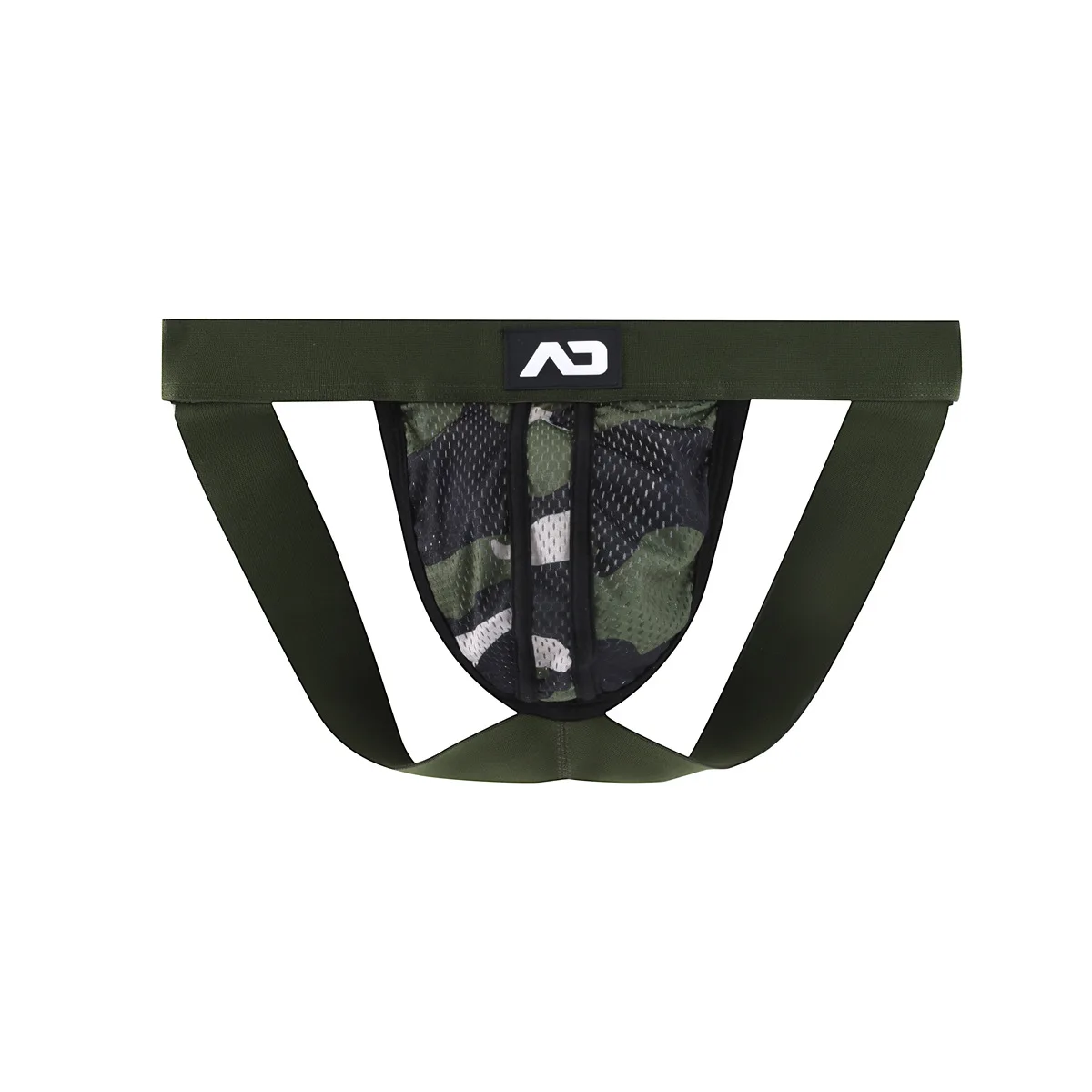 New addicted men's double-cubed underwear boys U convex bag hollow sexy camouflage rear empty triangular pants 5