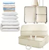 Self Compression Organizer Down Jacket Storage Bag Space Saver Comforter Clothing Bedding Duvet Blanket Travel Packing Case 1