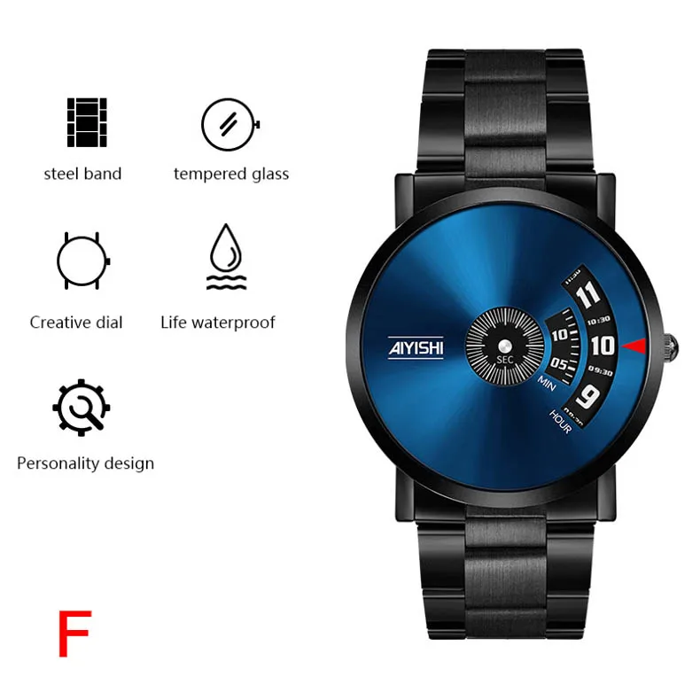 Waterproof Sense Of Luxury Business Quartz Stainless Steel Watch