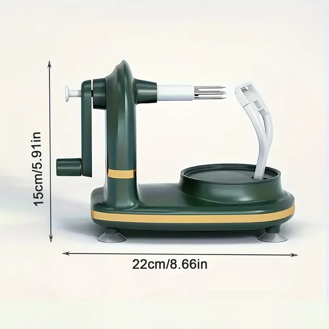 1pc Hand Crank Apple Peeler Automatic Rotation Adjustable Clamp Fruit Peeling Tool uses for kitchen fruit prep gadget 5