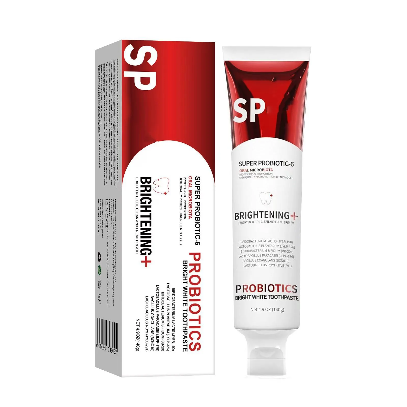 Ultra Whitening Toothpaste Ultra Whitening Toothpaste Probiotic Brightening Deep Cleaning Care