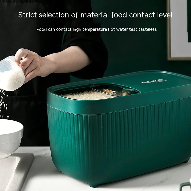 

Household Sealed Insect-Proof and Moisture-Proof Rice Jar Rice Miscellaneous Grains Storage Box Rice Storage Tank