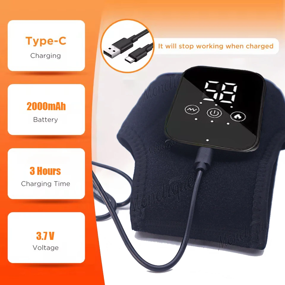 Ankle Calf Foot Vibration Massager Electric Heat Foot and Hand Massager Portable Ankles Hand Bracket With Hot Compress Massage