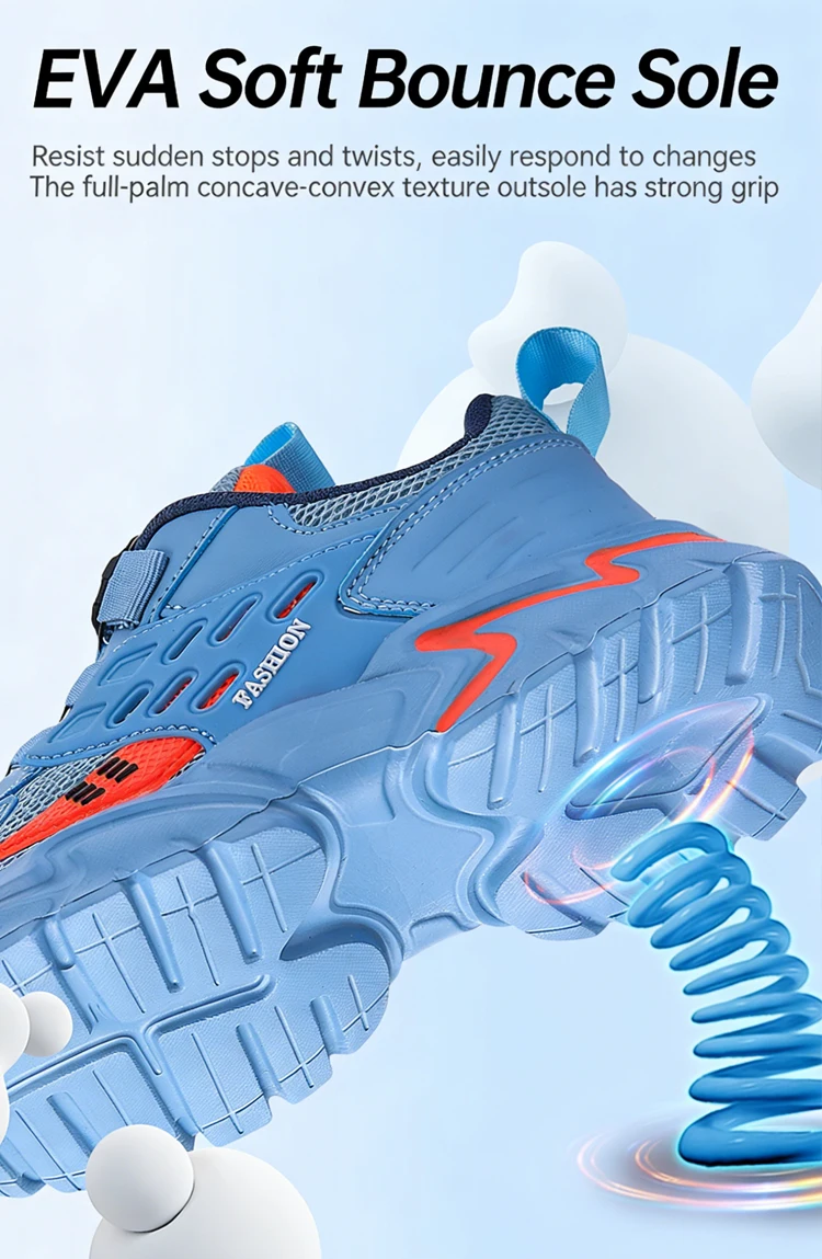Children Athletic Sneakers Summer Breathable Lightweight Outdoor Running Shoes Non-slip Tennis for Boys Kids Sports Size 28-39