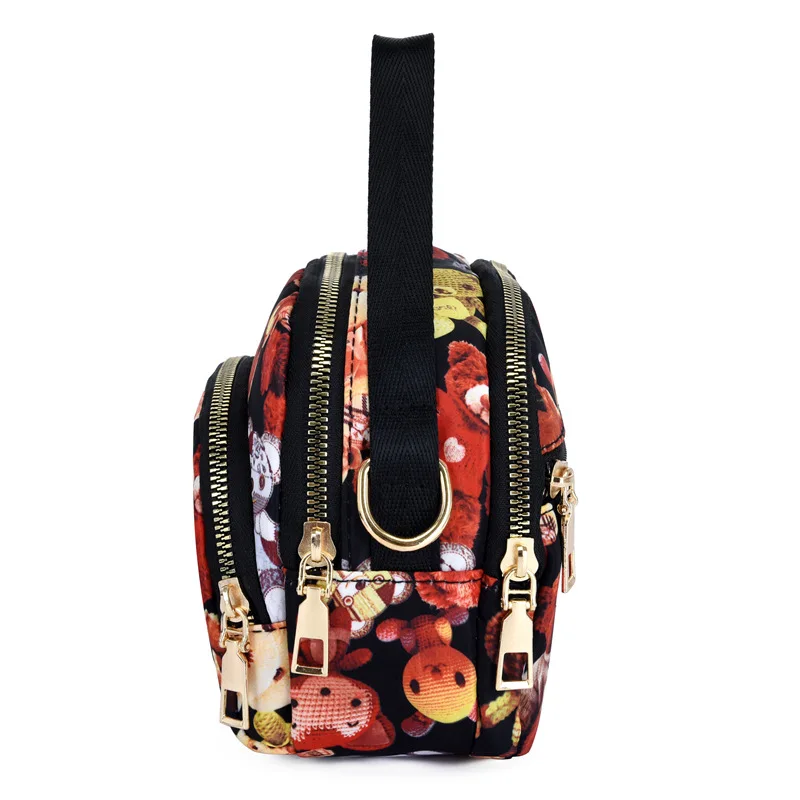 Women's Shoulder Bag Zipper Casual Shoulder Bag Fashion Pure Color Tote Outdoor Canvas Handbag Messenger Crossbody Handbags
