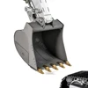 In Stock LESU 945 1/14 Metal RC Hydraulic Excavator Remote Controlled Digger Black Tracks Model Kits New Model Light Toys 5