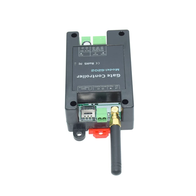 GSM 4G LTE SMS Call Remote Control Gate Opener Single Relay Switch For Automatic Sliding Swing Garage Gate Opener 5