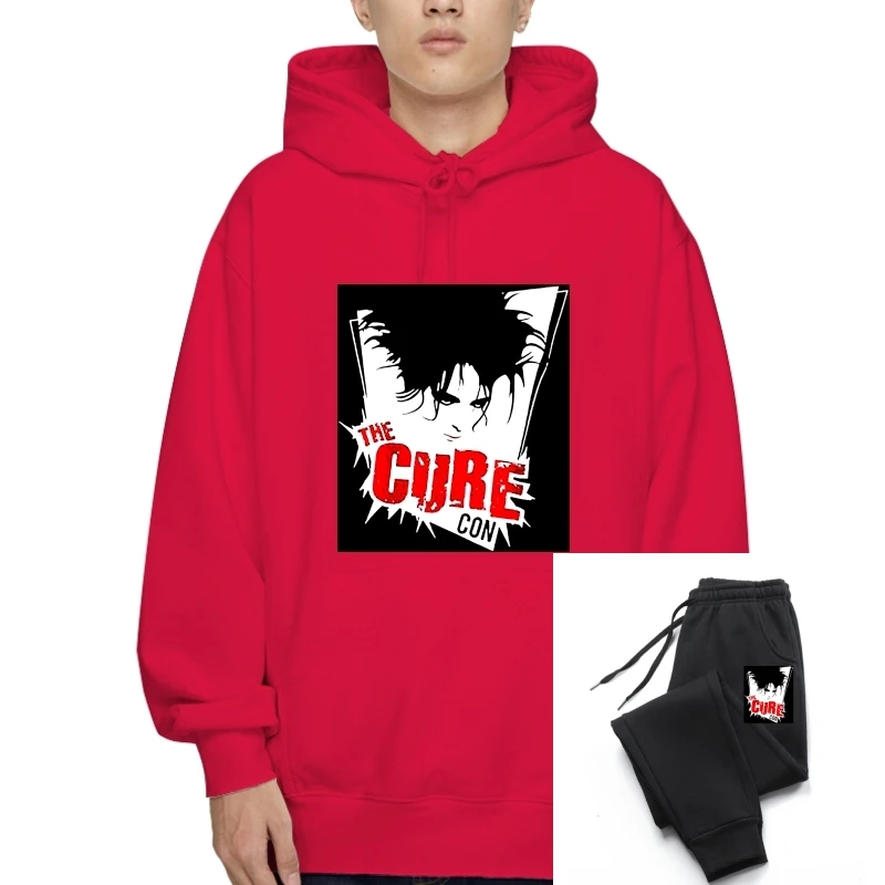 

Толстовка The Cure On Rock Tour Regular S-3xl, Черная Мужская толстовка, 100% хлопок, мужская толстовка с капюшоном