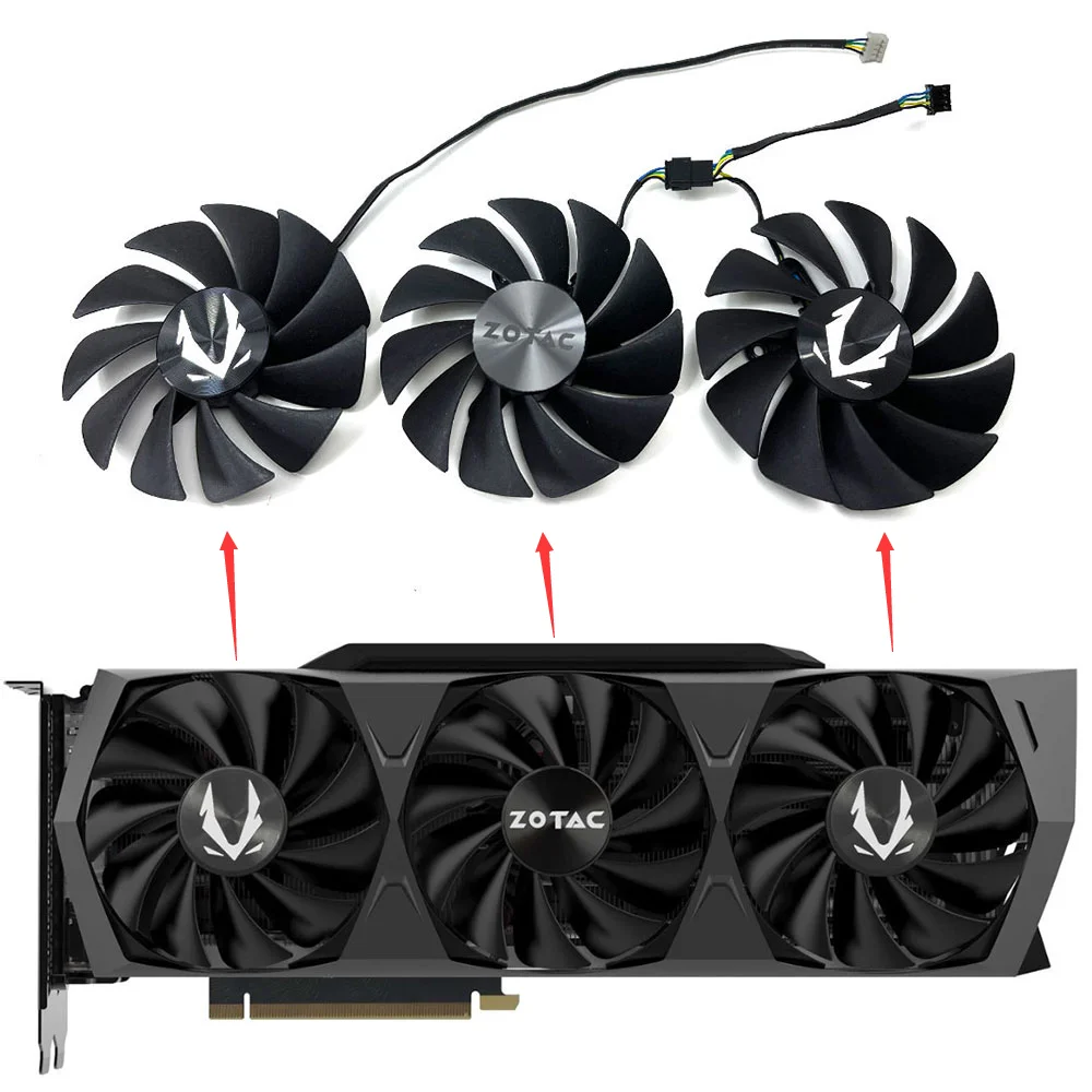 Ventilador de refrigeração para jogos Zotac, GA92S2U,