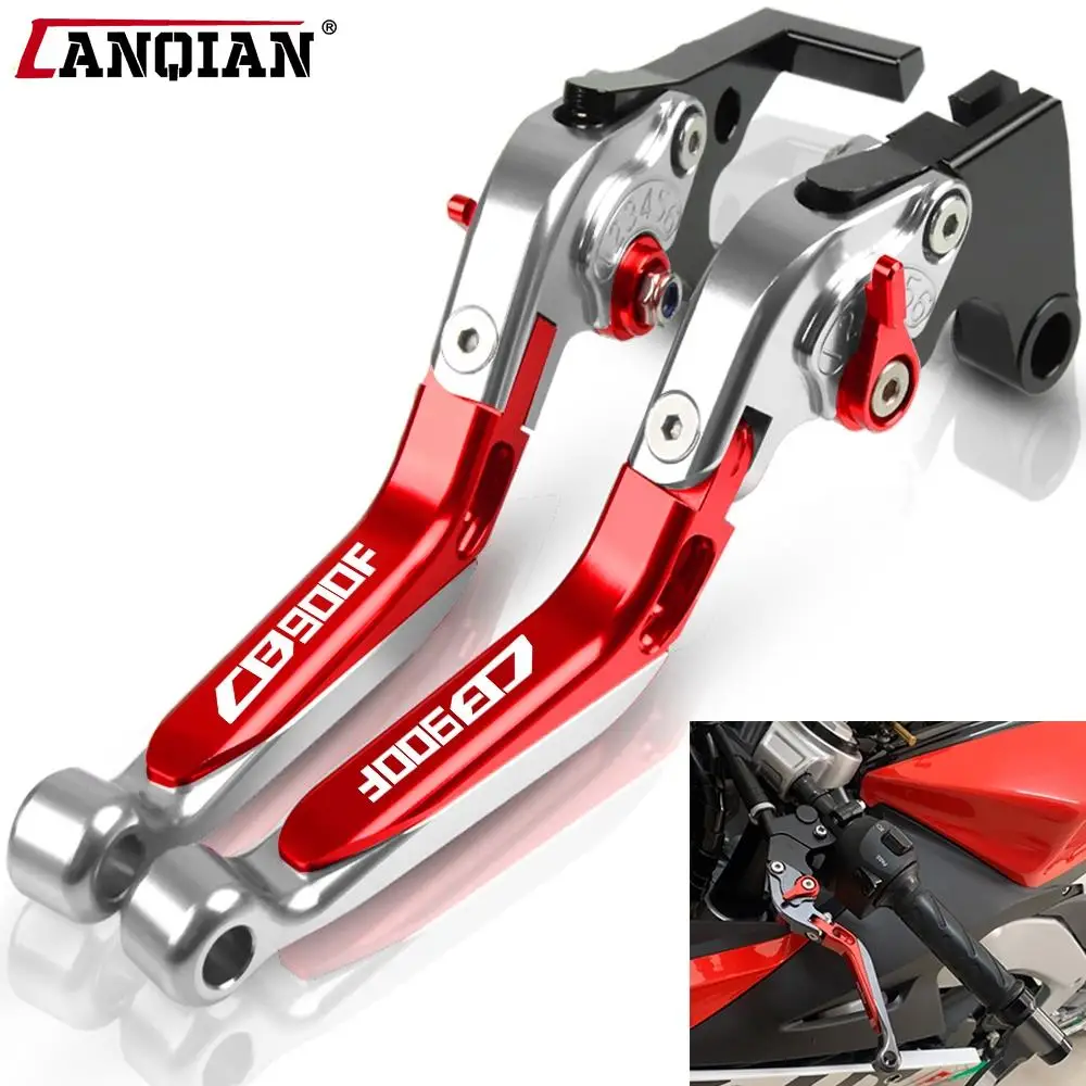 

For HONDA CB900F 2001 2002 2003 2004 2005 2006 2007 2008 Motorcycle Adjustable Extendable Foldable Brake Clutch Levers CB 900F