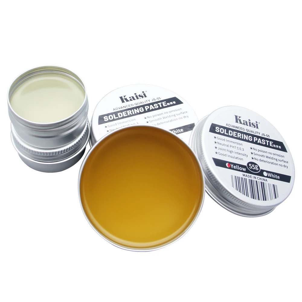 Kaisi Soldering Flux Paste 30g 55g Rosin Environmental Flux PCS IC Parts Welding Soldering Gel Tool For Metalworking Rosin Paste