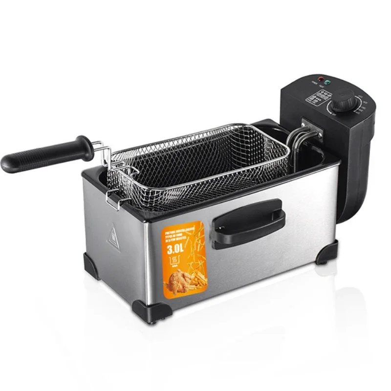 Oil Fryer Household Electric Fryer Commercial Deep-fried Dough Sticks French Fries Machine Stall Fryer Constant Temperature 5