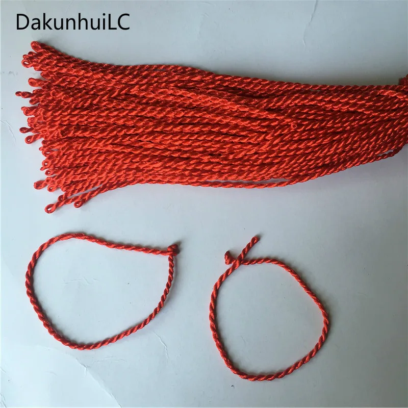Braided Lucky Red String/Rope/Cord Bracelet 100 pcs Protection Women Men Gifts bracelet jewelry