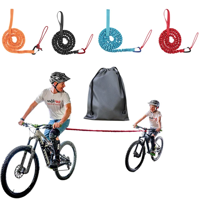 Bicycle Elastic Leash Belt Nylon Traction Rope Parent-Child MTB Bike Towing  Rope Kid Ebike Safety Equipment Outdoor Tools - AliExpress