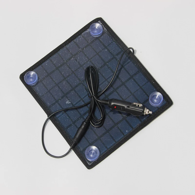 6W 18V solar charging panel, used for 12V battery cars, campervans, ships outdoor charging