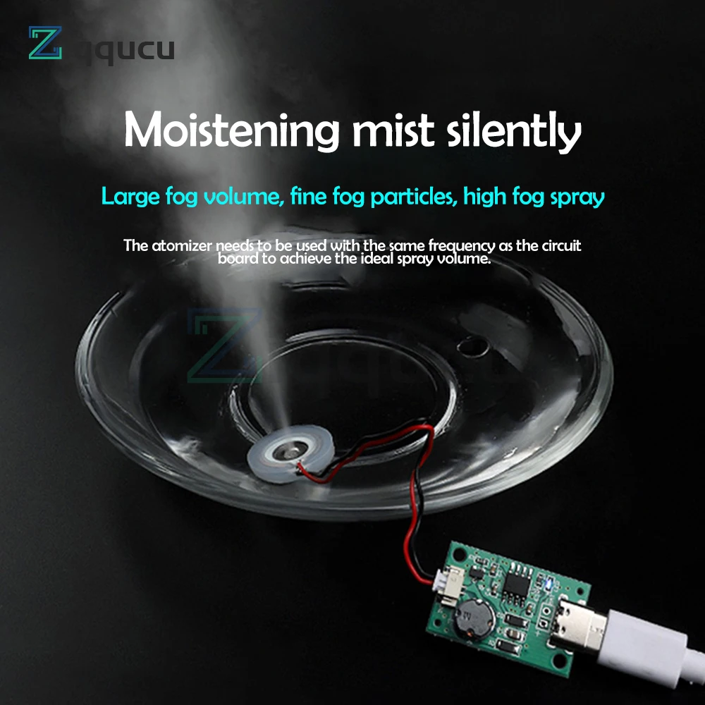 USB Ultrasonic Spray Humidifier Atomizer Drive Module with Type-C Interface