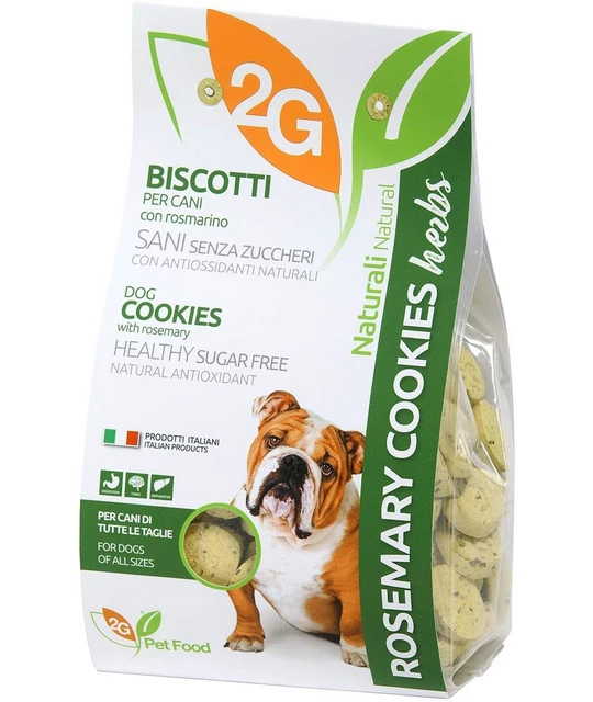Biscotti per cani ROSEMARY COOKIES al rosmarino deporativo, tonico e  stimolante