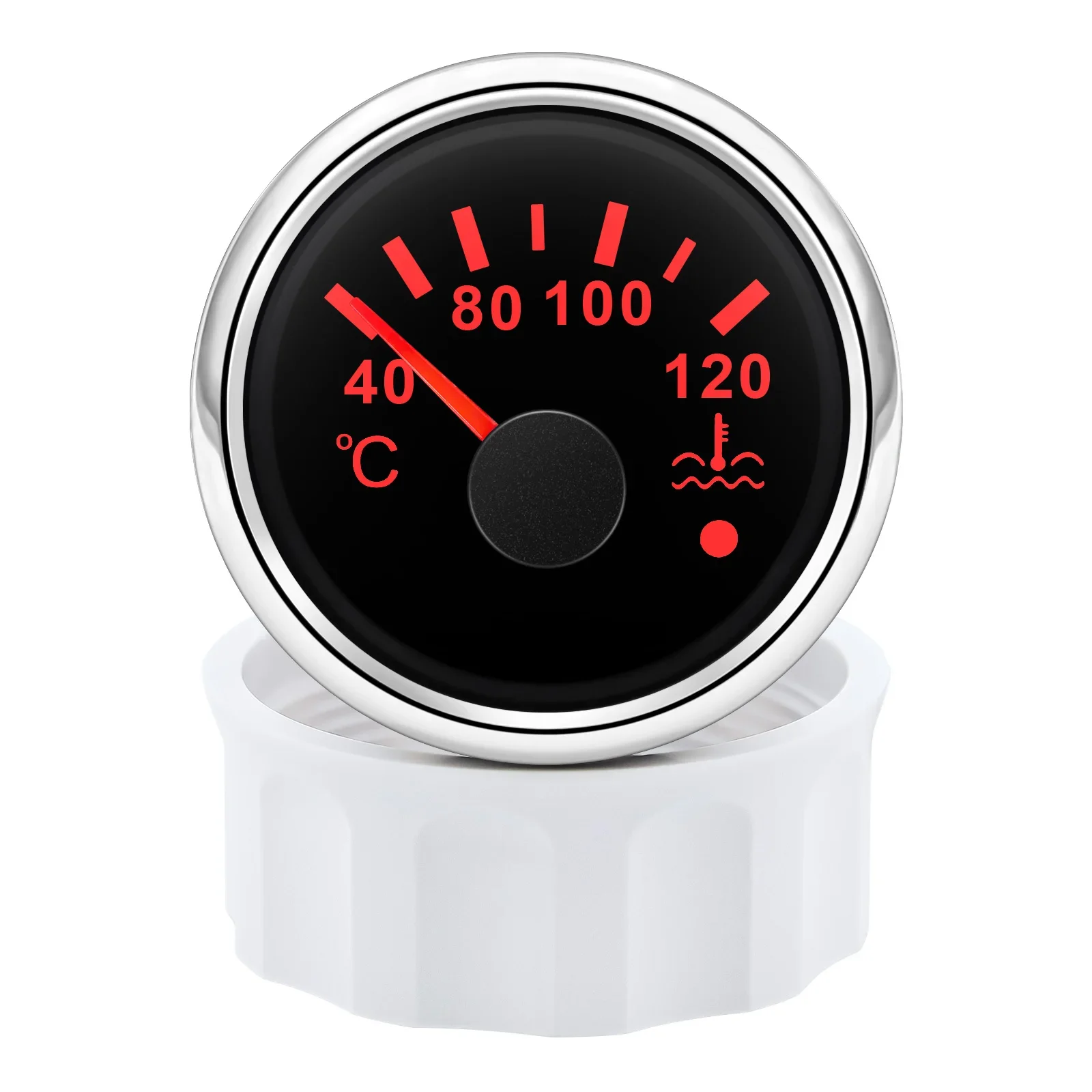 52MM Boat Car Water Temperature Gauge With Coolant Temperature Sensors 1/8NPT 14