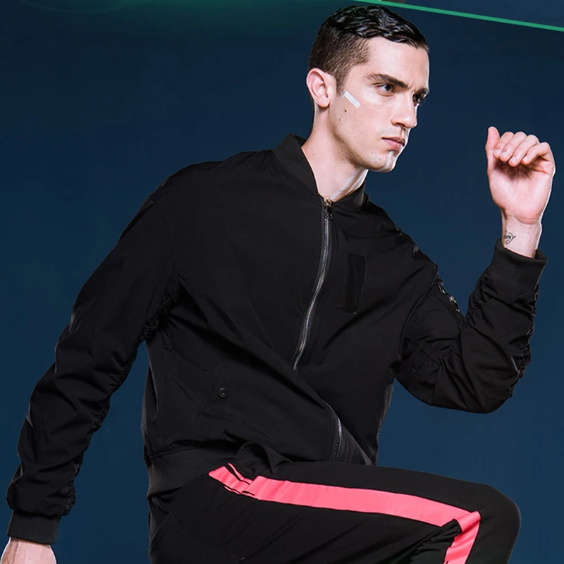 Mijia Supield Men's Stand Collar Casual Zipper Jacket Waterproof Antifouling Breathable Outdoor Sports High Tech Function Jacket 2