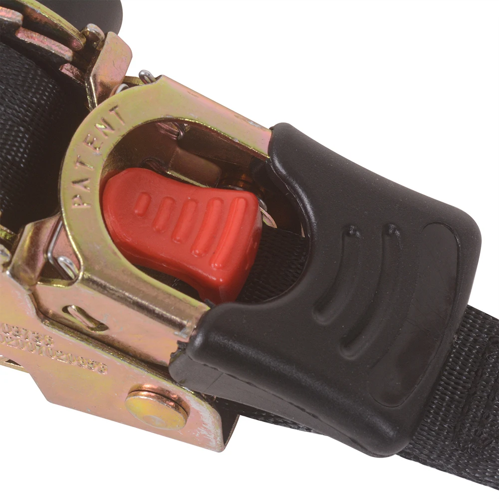 Retractable Straps Cargo Tape Belts Motorcycles Ratchet Strap Load Luggage Strap Tensioner Belt