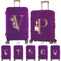 For 18-32 Inch Luggage Cover Suitcase Protector Travel Accessories Unlimited Rose Gold Thicker Elastic Dust Cover Trolley Case 1