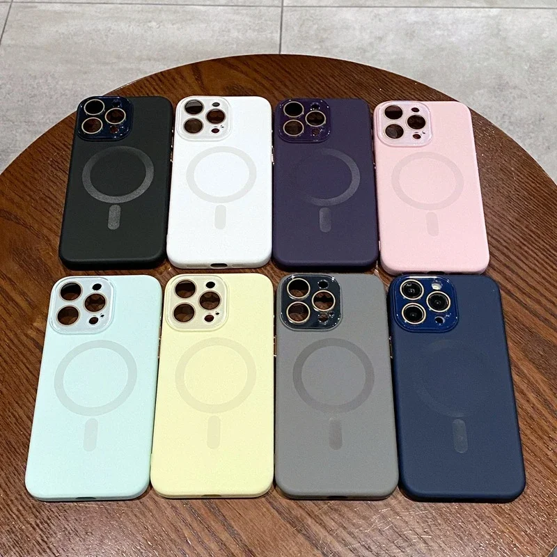 Premium Liquid Silicone Magnetic Lens Protective Cover